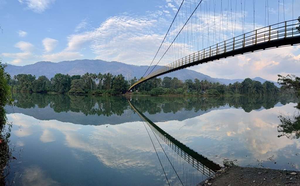 Inchathotty Suspension Bridge - near Neriamangalam Kerala