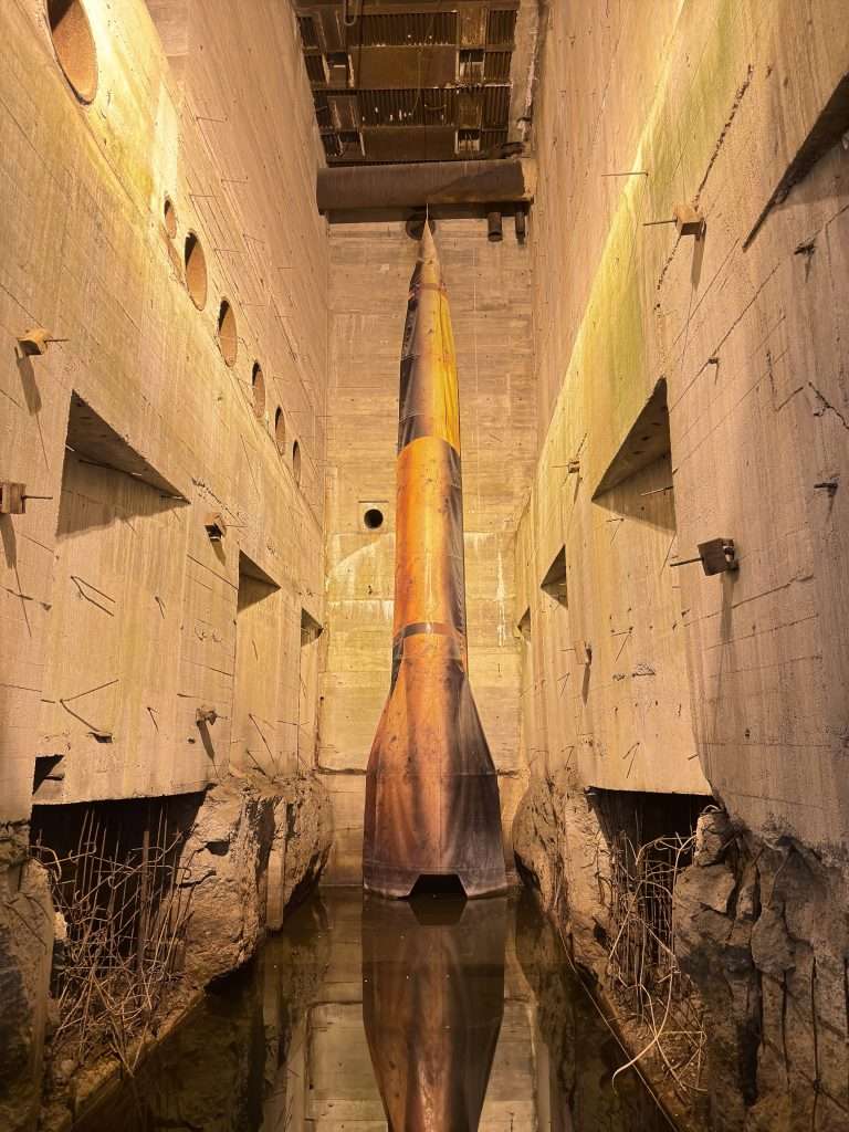 Normandy - V2 Rocket at Blockhaus of Éperleqcques