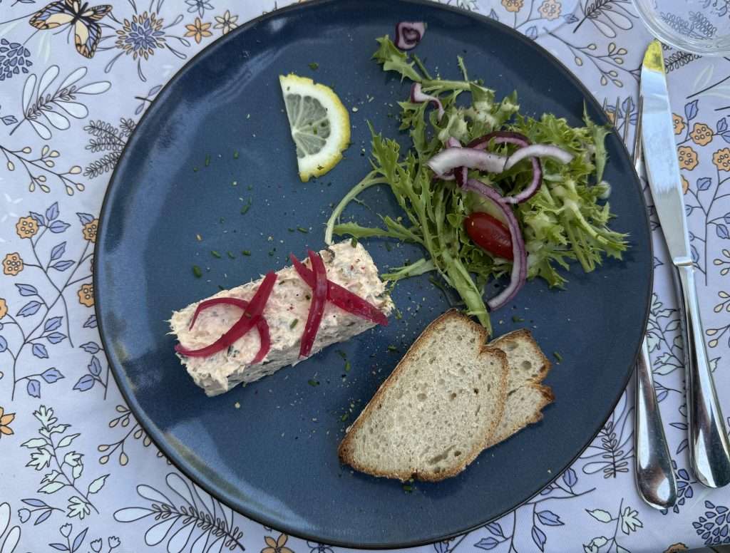 Salmon Rillettes - Specialty of Louis Hotel restaurant La Ferme de la Grande Cour Normandy